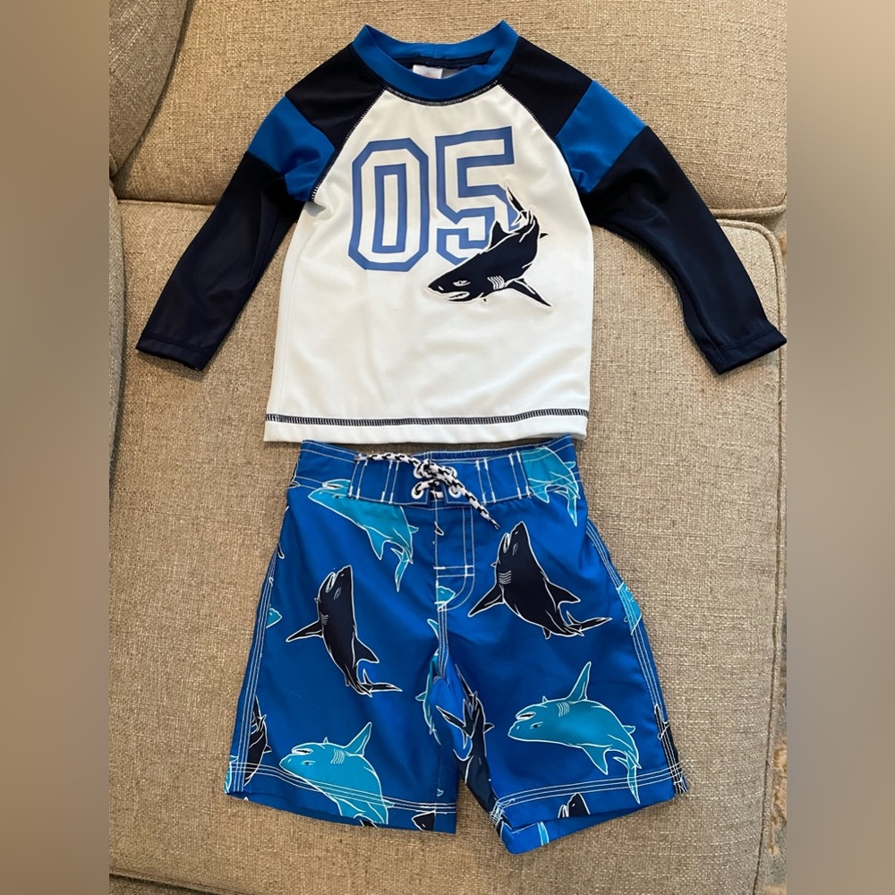 Gymboree | Toddler Boys | Sharks Swim Two-Piece